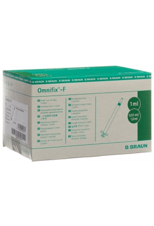 Siringa Omnifix-F solo 1ml LS tubercolina/eparina 100 pezzi
