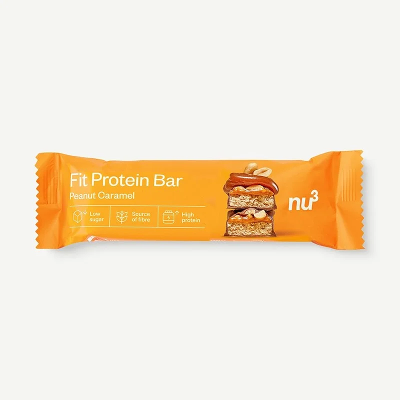 NU3 Fit Barretta proteica al caramello e arachidi 55g