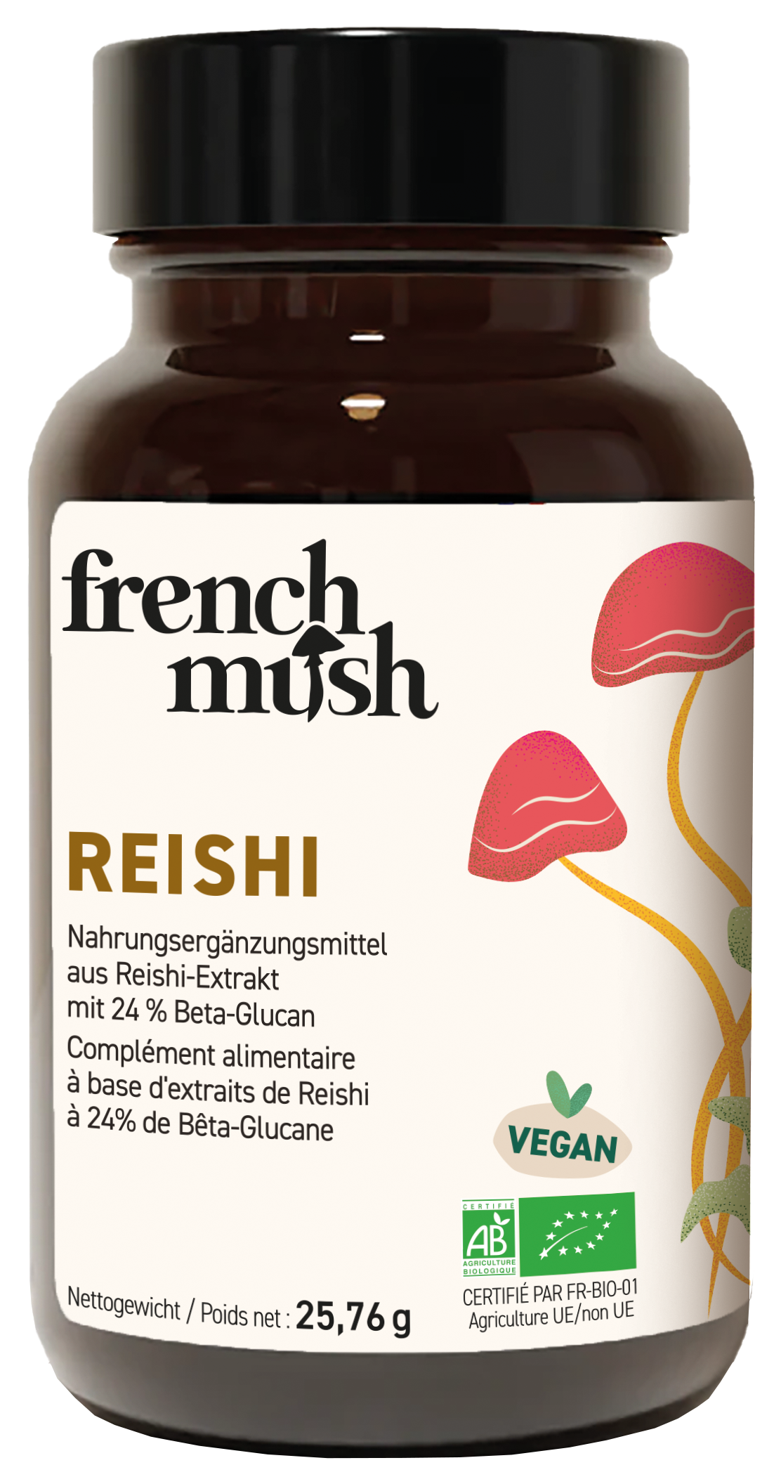 Capsule di Mush Reishi francese 56 Capsule
