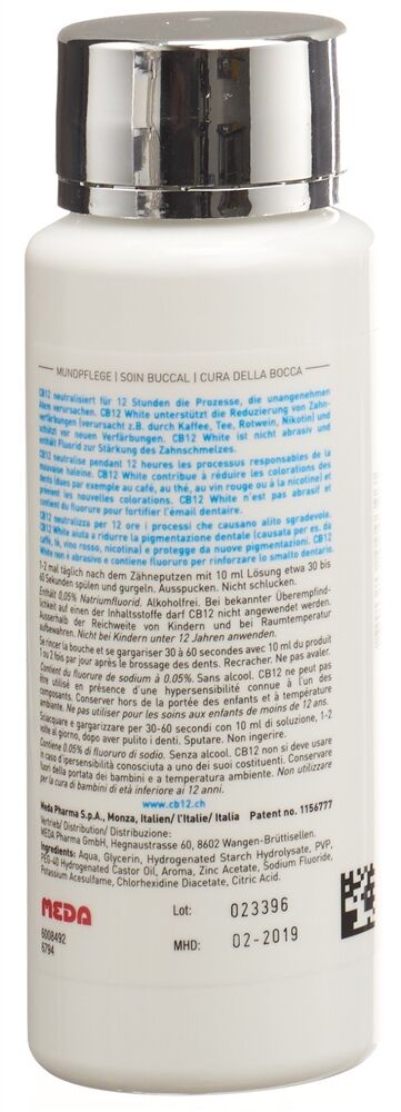 CB12 collutorio bianco 250ml