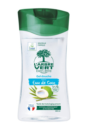 L'ARBRE VERT Crema Doccia Acqua di Cocco Fl 260 ml