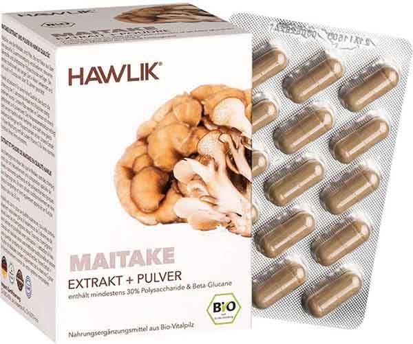 Estratto di Maitake Hawlik + Polvere Caps 120 Caps