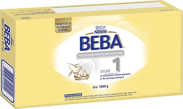 BEBA Frühgeborenennah Stu 1 Trinkfertig 32 x 90ml