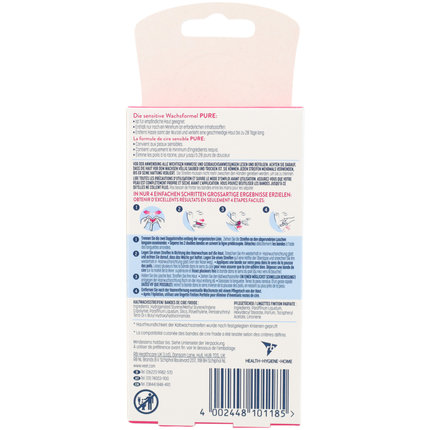VEET strisce di cera a freddo viso pelle sensibile 20 pezzi