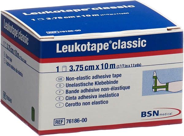 Nastro per gesso Leukotape® classic 10mx3,75cm verde