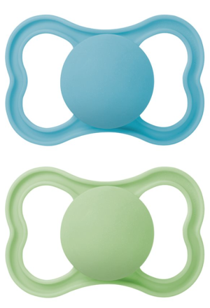 MAM Air Nuggi 16-36 mesi blu/verde 2 pezzi