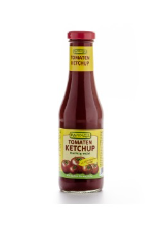 Rapunzel tomato ketchup fruttato mild Fl 450ml