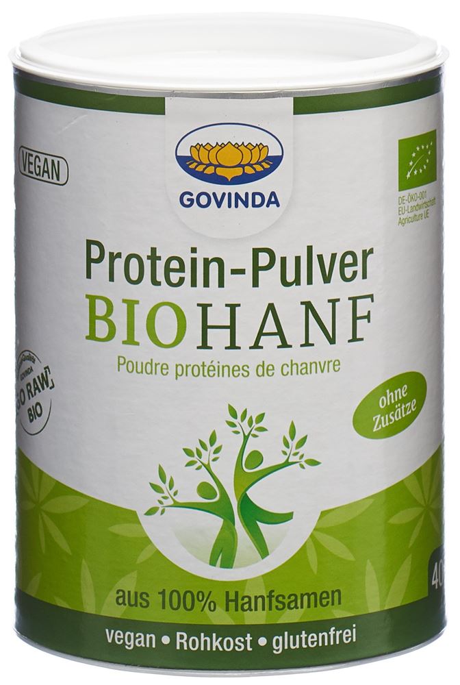 GOVINDA Proteine in Polvere di Canapa Biologica Ds 400g
