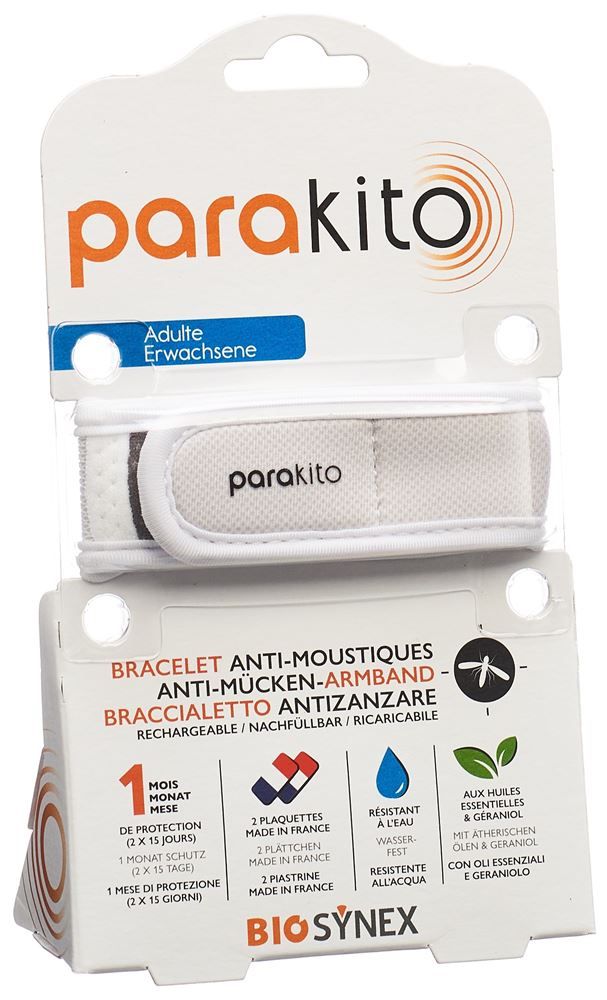 Bracciale Parakito adulto bianco