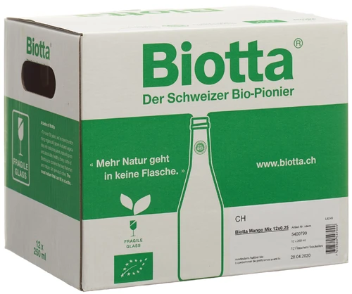BIOTTA Mango Mix bottiglia 12 x 250ml