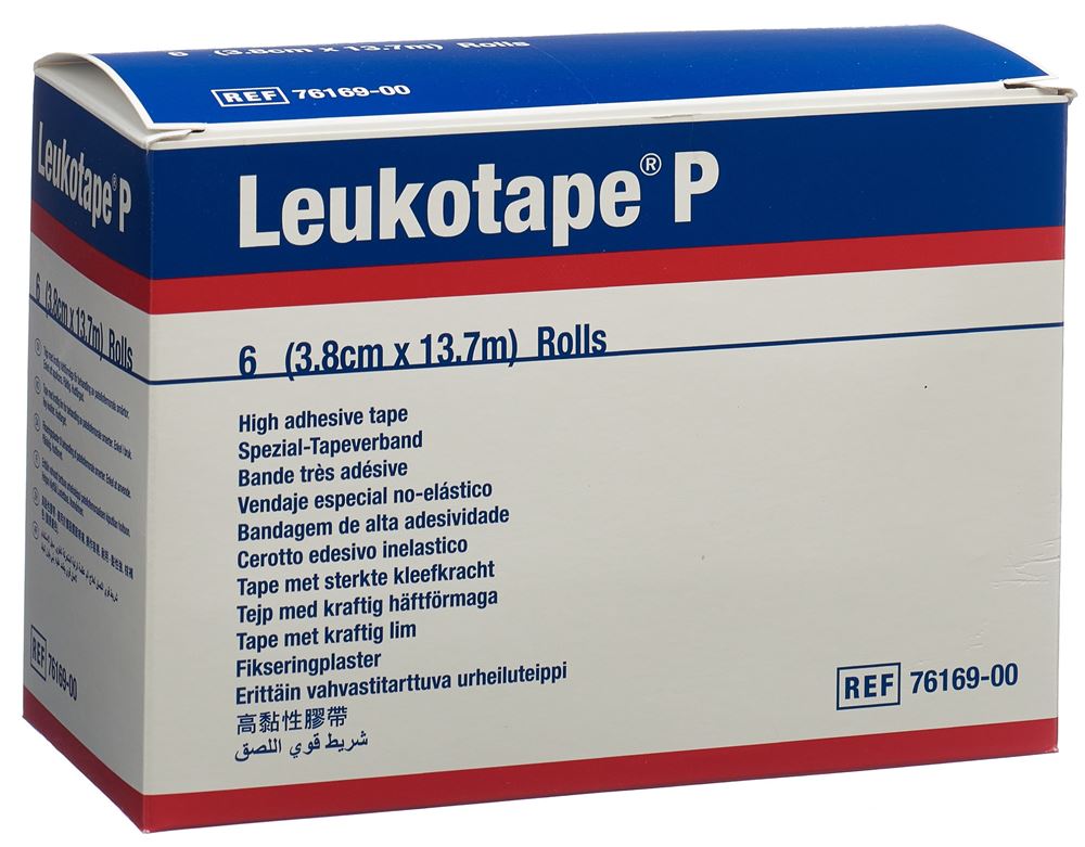 Nastro adesivo LEUKOTAPE P 13,7mx3,8cm 6 pezzi