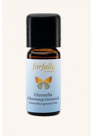 farfalla Citronella Chemotype Geraniol Eth/Oil Organic Grand Cru 10ml