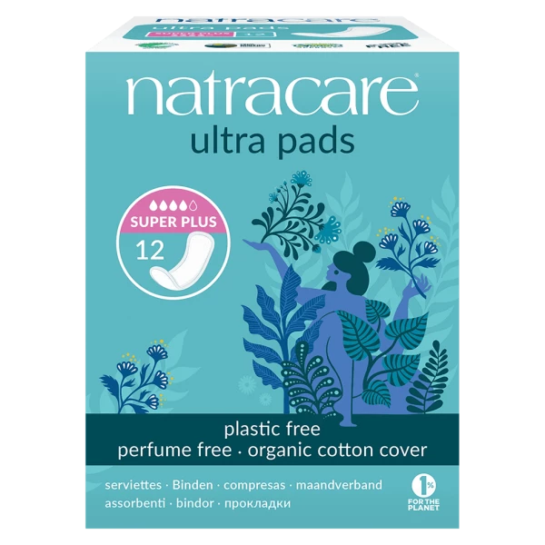 Natracare assorbenti igienici Ultra Super PLUS 12 pezzi