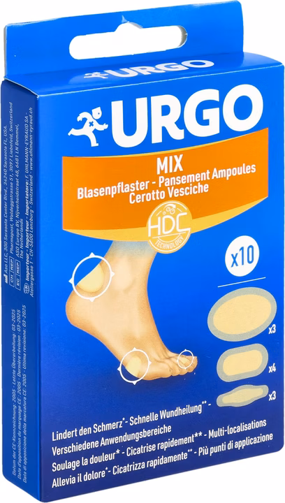URGO cerotti per vesciche mix 10 pezzi