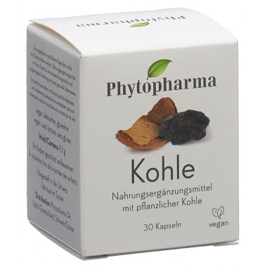 Phytopharma Capsule di carbone di legna 30 Capsule