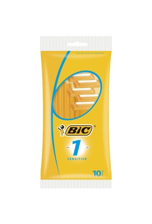 BIC 1 Sensitive Rasoio a 1 lama 10 pezzi