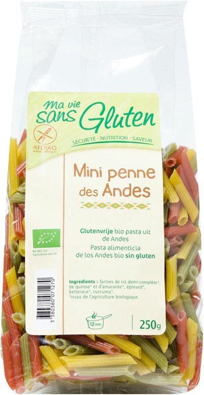 MA VIE S GLUT Mini Penne delle Ande tricolore 250g