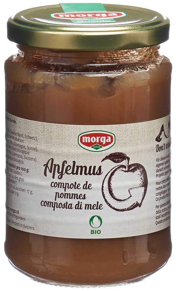 MORGA salsa di mele Bud vaso biologico 360g