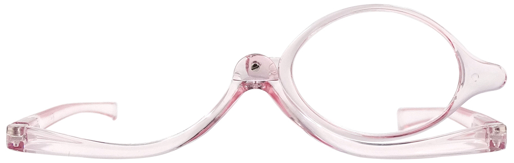 Occhiali da trucco con lente d'ingrandimento Rosa +1,5
