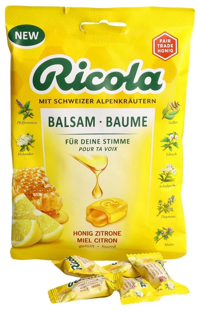 RICOLA Balsamo ripieno di miele e limone mZ Btl 68g