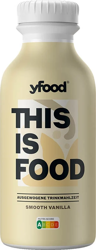 YFOOD Pasto da bere liscio alla vaniglia Fl 500 ml