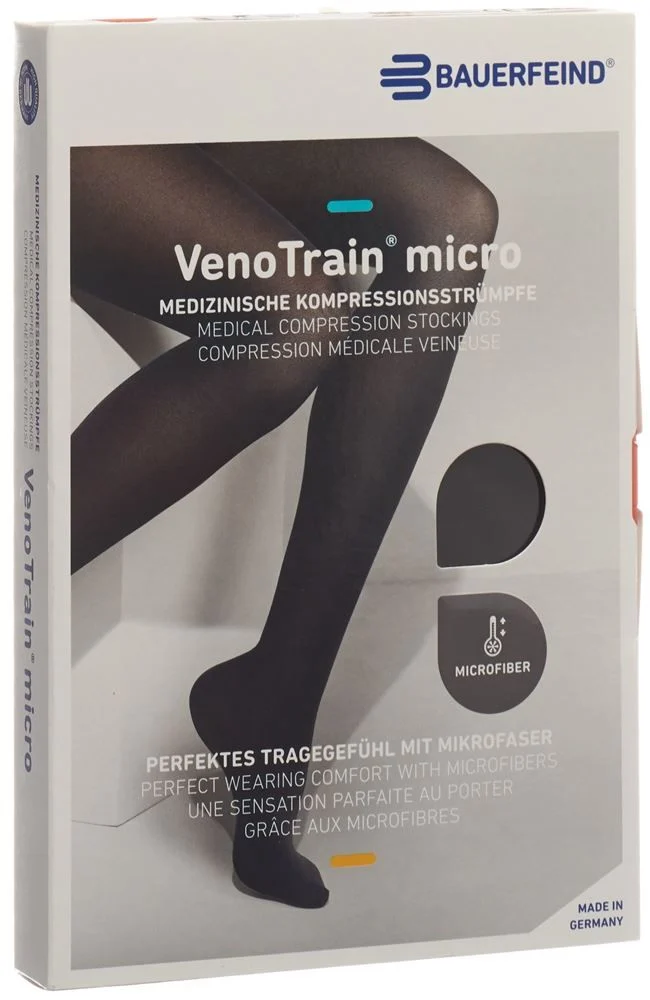 Bauerfeind VT MICRO AG KKL2 S n/s punta chiusa nera 1 paio