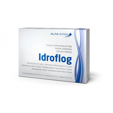 IDROFLOG soluzione da applicare all'occhio 15 Monodos 0,5ml