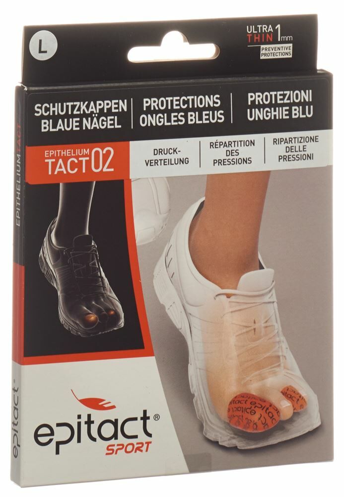 EPITACT® SPORT protezione delle dita dei piedi cuciture blu L 34mm 2 pezzi