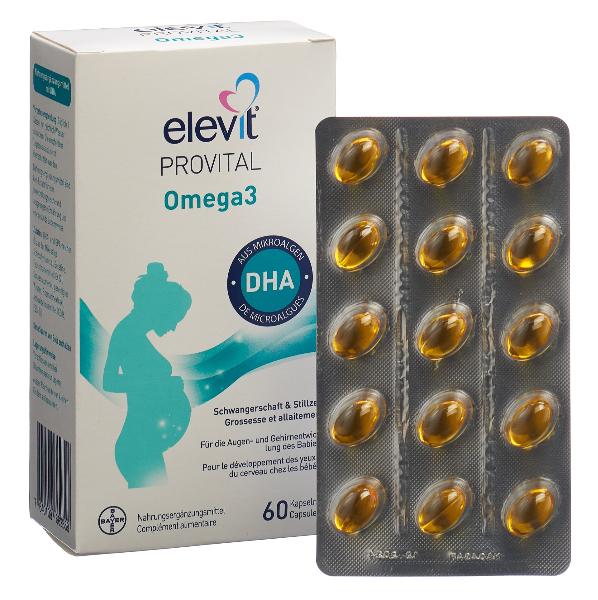 elevit® Provital Omega3 DHA Capsule 60 Capsule