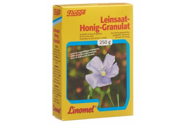 Flügge Linomel Miele di semi di lino Gran 250g