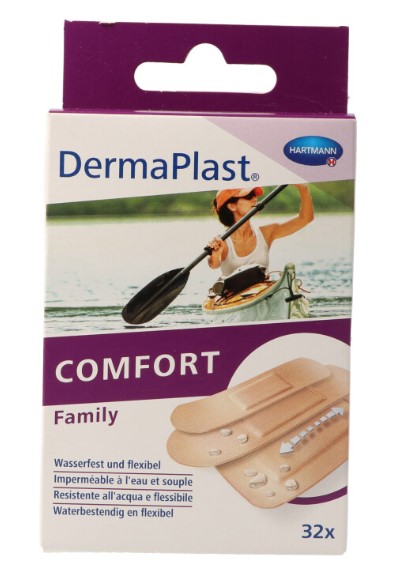 DermaPlast® Comf Family Strips ass 3 Gr 32 pezzi