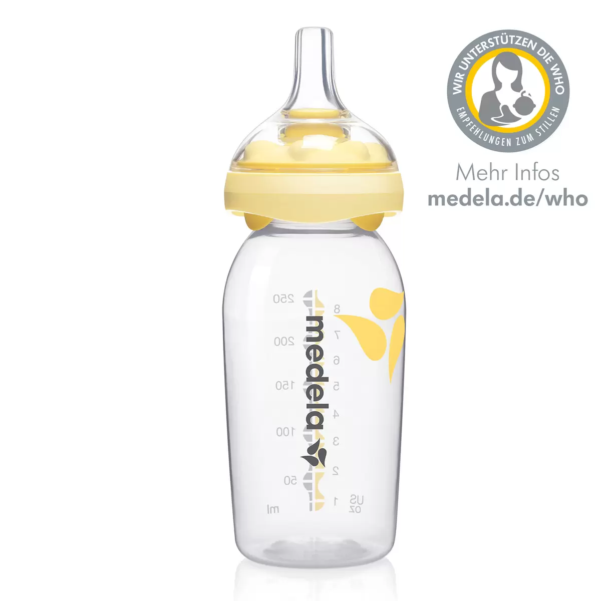 Medela Calma tettarella per latte materno 250ml bottiglia