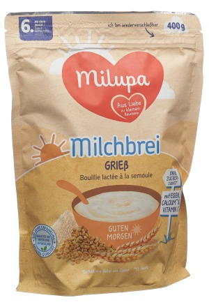 Milupa Latte Porridge Semolino dopo 6 mesi Btl 400g