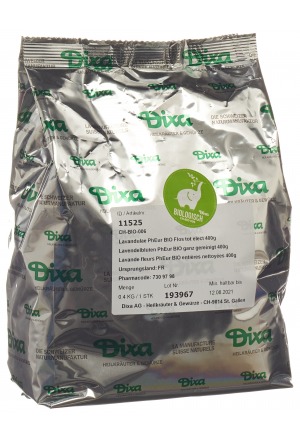 DIXA Fiori di lavanda PhEur BIO interi purificati 400g