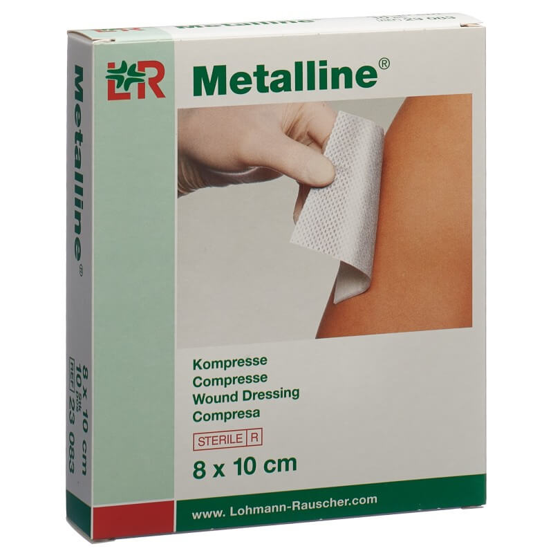 Compresse metalliche 8x10cm sterili Btl 10 pezzi