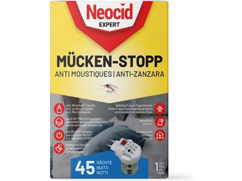 Neocid EXPERT zanzariera combinata vaporizzatore 1 pezzo + 30 ml