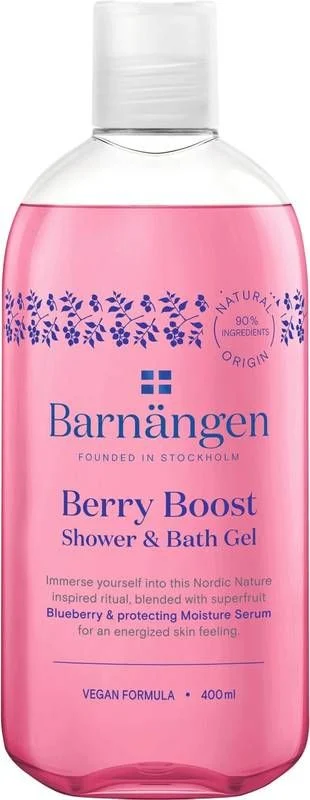 BARNÄNGEN Gel Doccia&Bagno Boost alle bacche Fl 400ml