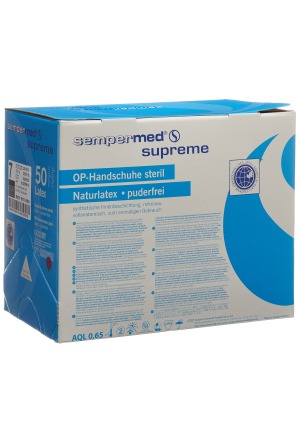 Guanti chirurgici Sempermed Supreme 5,5 sterili 50 paia