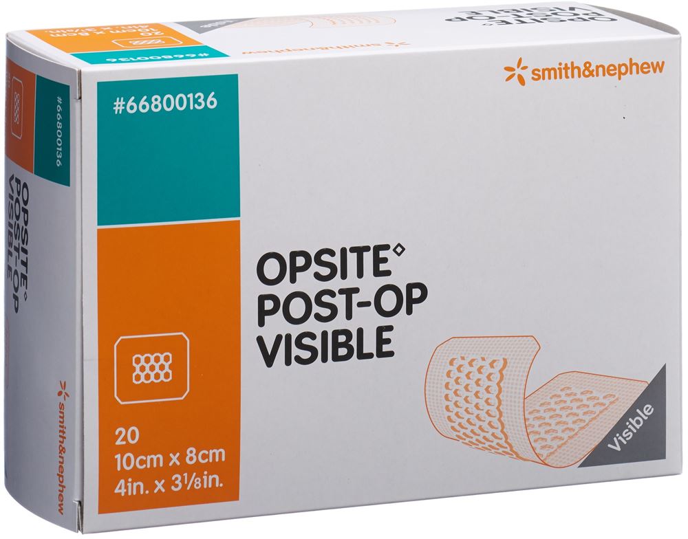 OPSITE POST OP VISIBILE Medicazione per ferita 8x10cm 20 pezzi