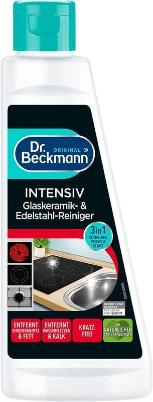Dr Beckmann Int Pulizia di vetro, ceramica e acciaio inox 250ml