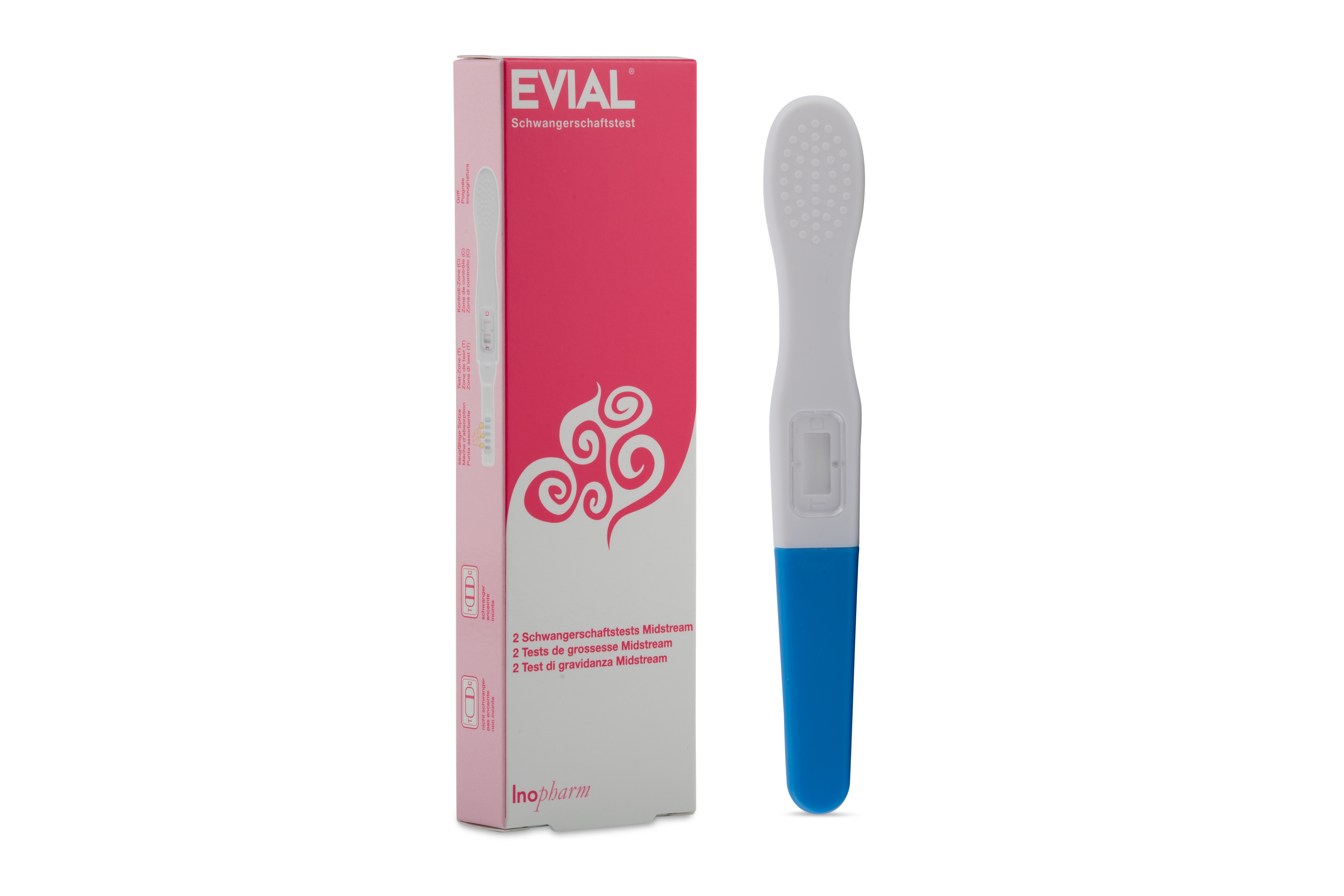 EVIAL Test di gravidanza Midstream 2 pezzi