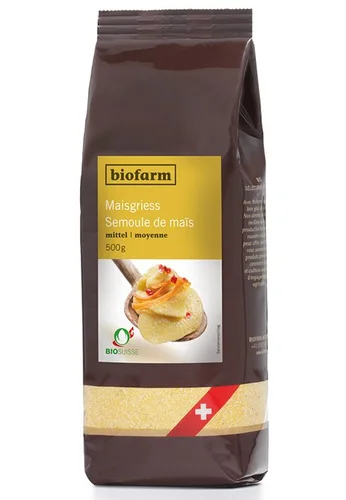 Biofarm semola di mais germoglio medio 500g