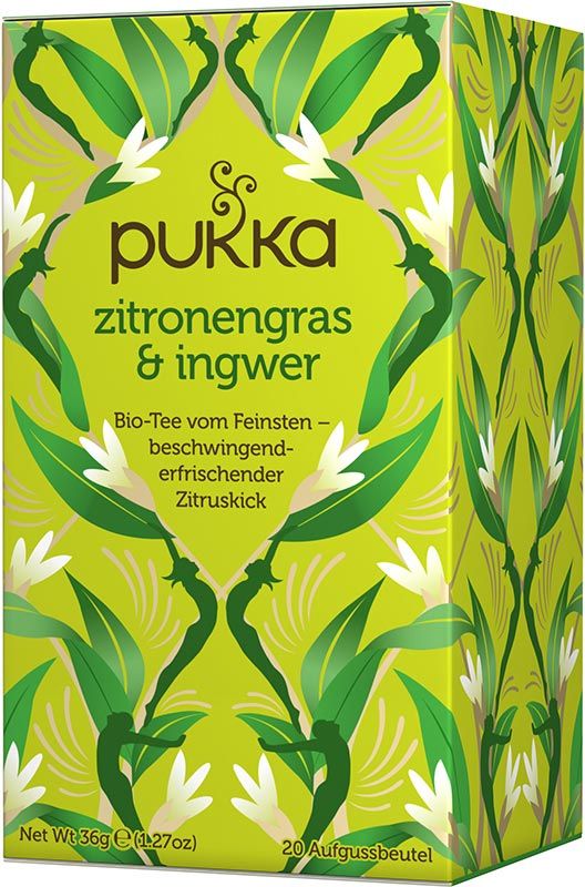 Pukka Tè al limone e zenzero biologico 20 bustine