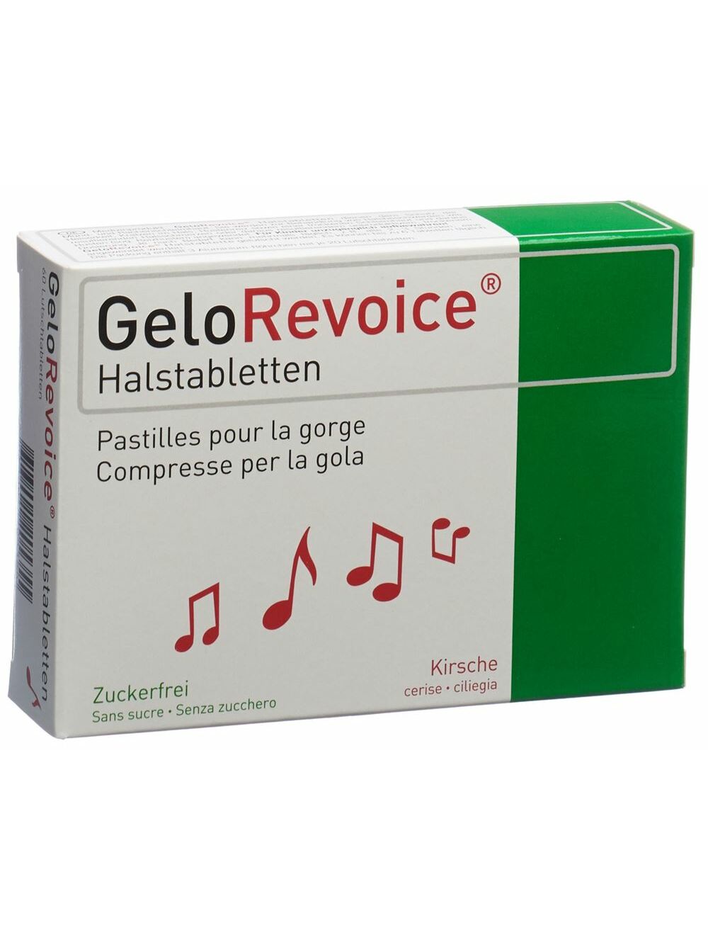 GeloRevoice compresse per la gola ciliegia-mentolo 60 pezzi