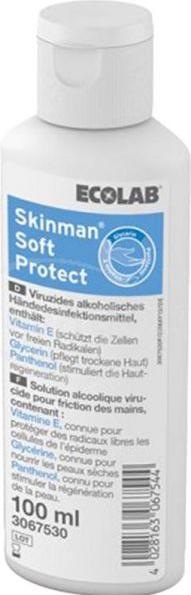 SKINMAN SOFT PROTECT viruzides alkoholisches Händedesinfektion 100ml