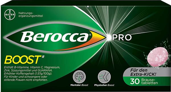 Berocca® Pro Boost compresse effervescenti 30 pezzi