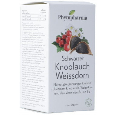 Phytopharma Aglio nero Biancospino Capsule 100 Capsule