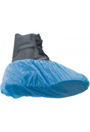 SAHAG copriscarpe in poliuretano blu 100 pezzi