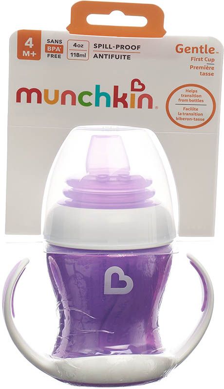 MUNCHKIN 1st cup Gentle 118ml Drip Stop 4M+