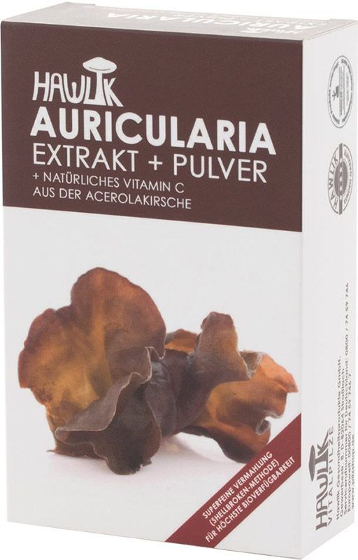 HAWLIK Estratto di Auricularia + polvere capsule 60 pezzi